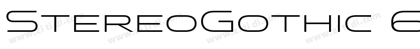 StereoGothic 600字体转换
